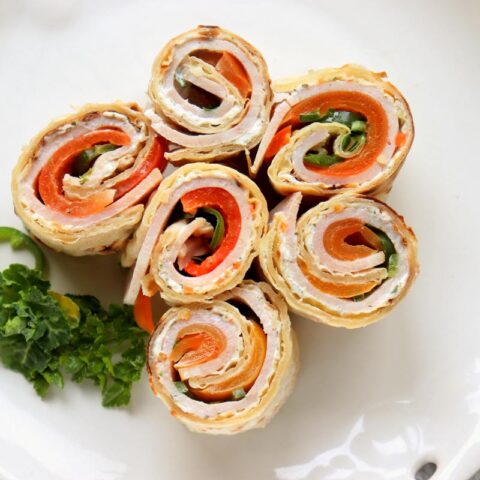 Turkey Cream Cheese Pinwheels - Simply Low Cal