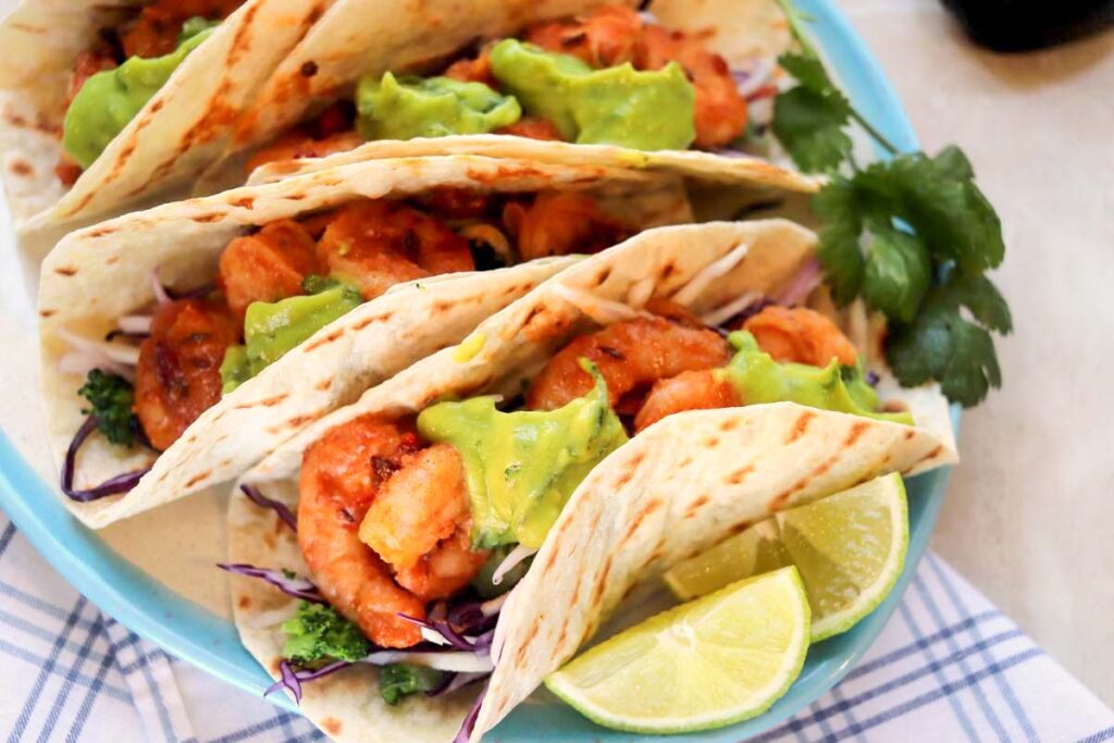 Low Calorie Shrimp Tacos - Simply Low Cal