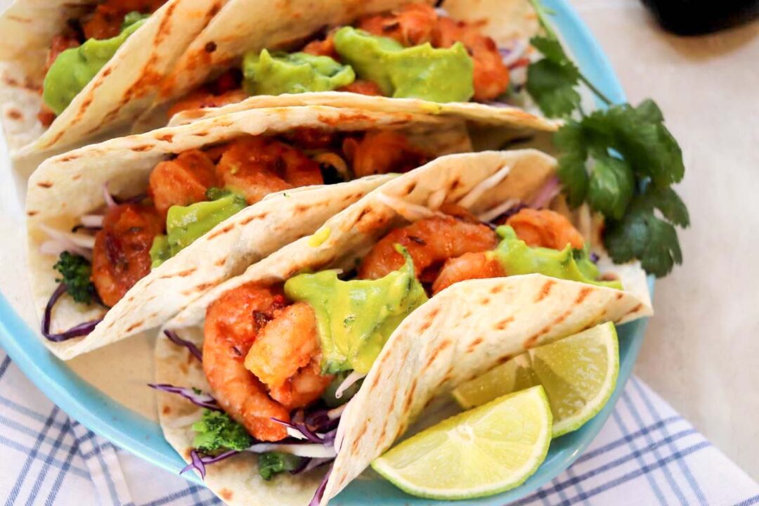 Low Calorie Shrimp Tacos - Simply Low Cal
