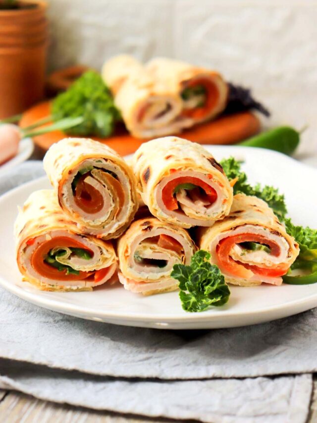 Turkey Cream Cheese Pinwheels Story - Simply Low Cal