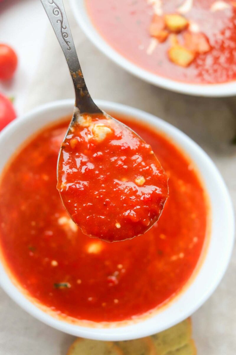 Low Calorie Red Pepper and Tomato Soup - Simply Low Cal