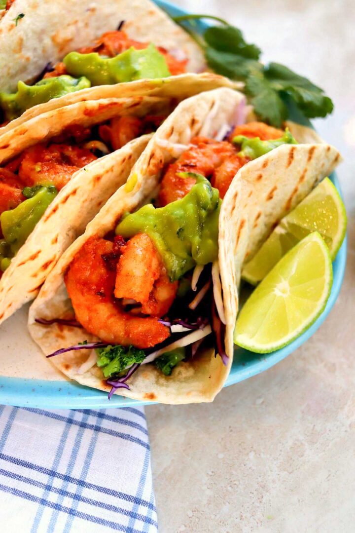 Low Calorie Shrimp Tacos - Simply Low Cal