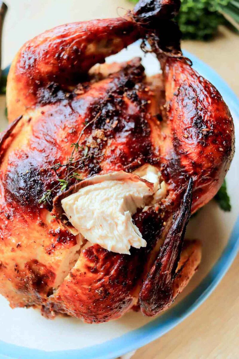 Air Fryer Whole Chicken Rotisserie Style