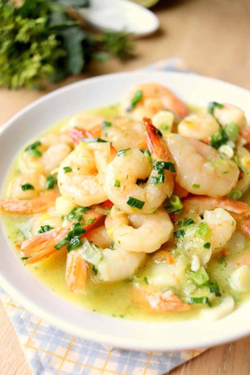 Low Carb Shrimp Scampi - Simply Low Cal