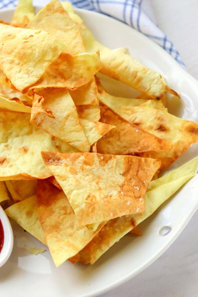 Air Fryer Corn Tortilla Chips - Simply Low Cal