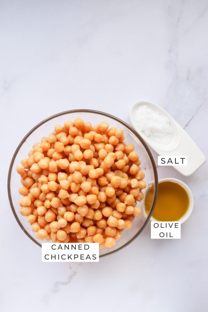 Sea Salt Roasted Chickpeas - Simply Low Cal