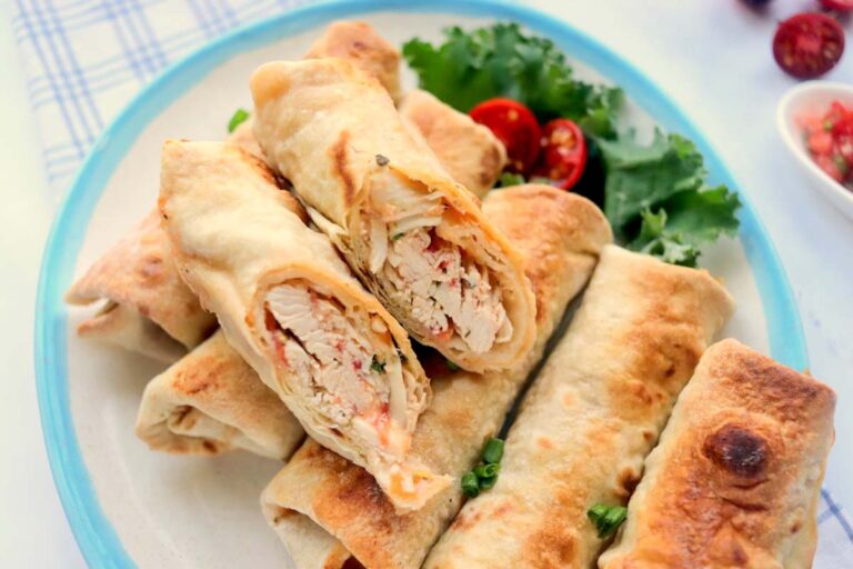 Low Calorie Chicken Chimichangas - Simply Low Cal