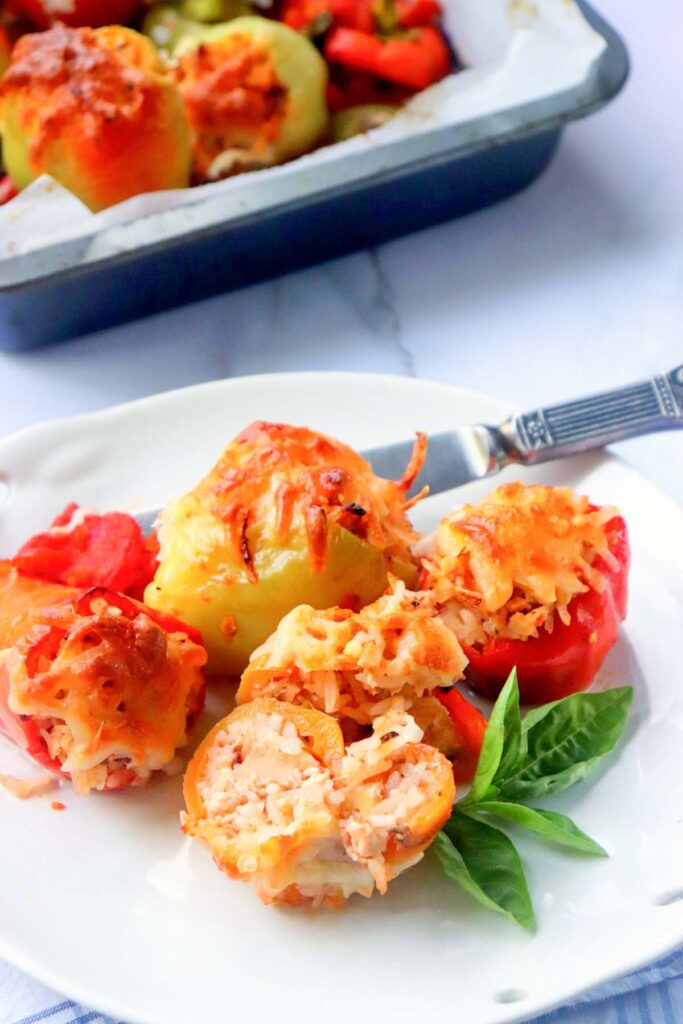 Italian Style Stuffed Peppers Simply Low Cal   Italian Stuffed Peppers With Rice 683x1024 