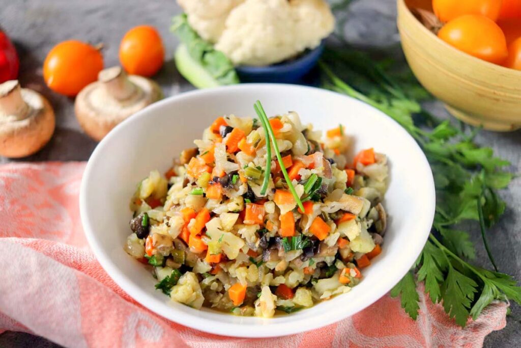 The Best Cauliflower Stuffing - Simply Low Cal