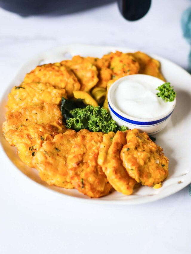 Air Fryer Corn Fritters Story Simply Low Cal