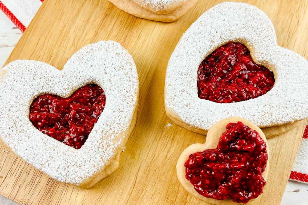 Jam Heart Cookies